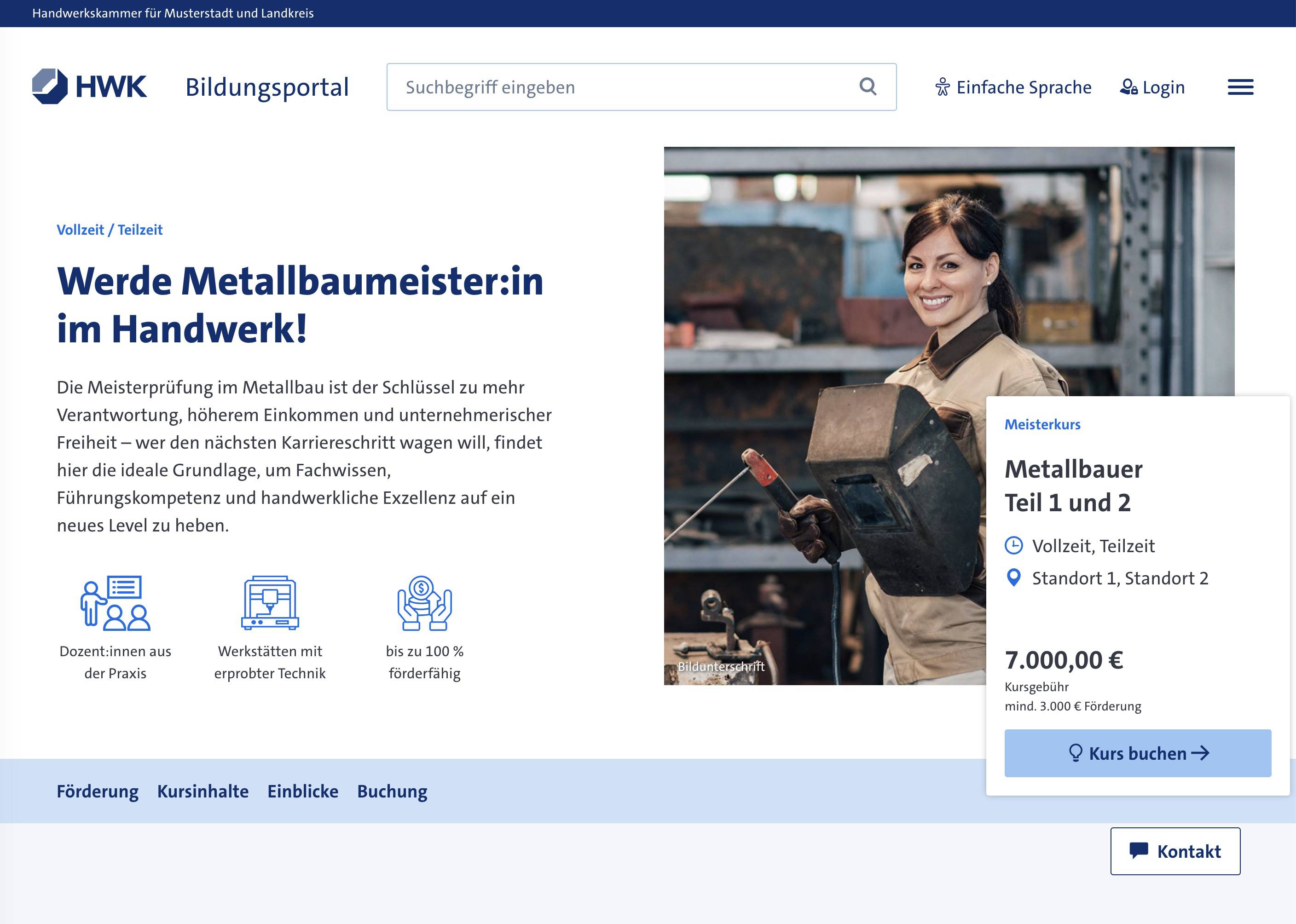 Kurs Unterseite